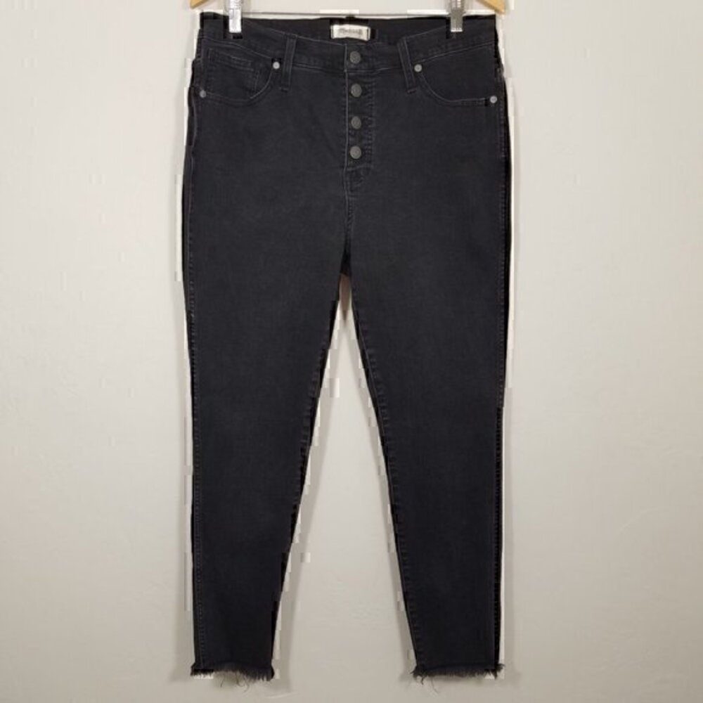 Madewell 10" High Rise Skinny Button Fly Jeans Size 32P